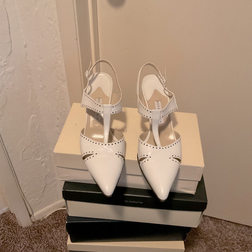 Ann Klein Slingback Shoes - Size 10